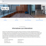 Firmenprofil - Eigene Webseite